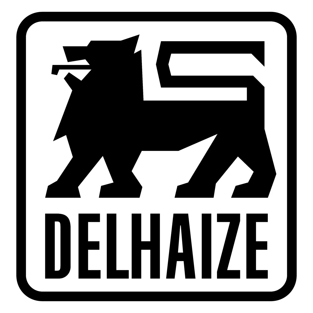 delhaize-logo-black-and-white